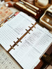 PP179 | DIGITAL CLEANUP CHECKLIST PLANNER PRINTABLE INSERT