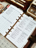 PP180 | PARTY EVENT PREP CHECKLIST PLANNER PRINTABLE INSERT