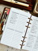 PP180 | PARTY EVENT PREP CHECKLIST PLANNER PRINTABLE INSERT