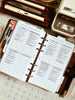 PP183 | AUTISM SUPPORT CHECKLIST PLANNER PRINTABLE INSERT