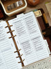 PP183 | AUTISM SUPPORT CHECKLIST PLANNER PRINTABLE INSERT