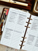 PP183 | AUTISM SUPPORT CHECKLIST PLANNER PRINTABLE INSERT