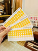YELLOW DATES PLANNER STICKER | A457