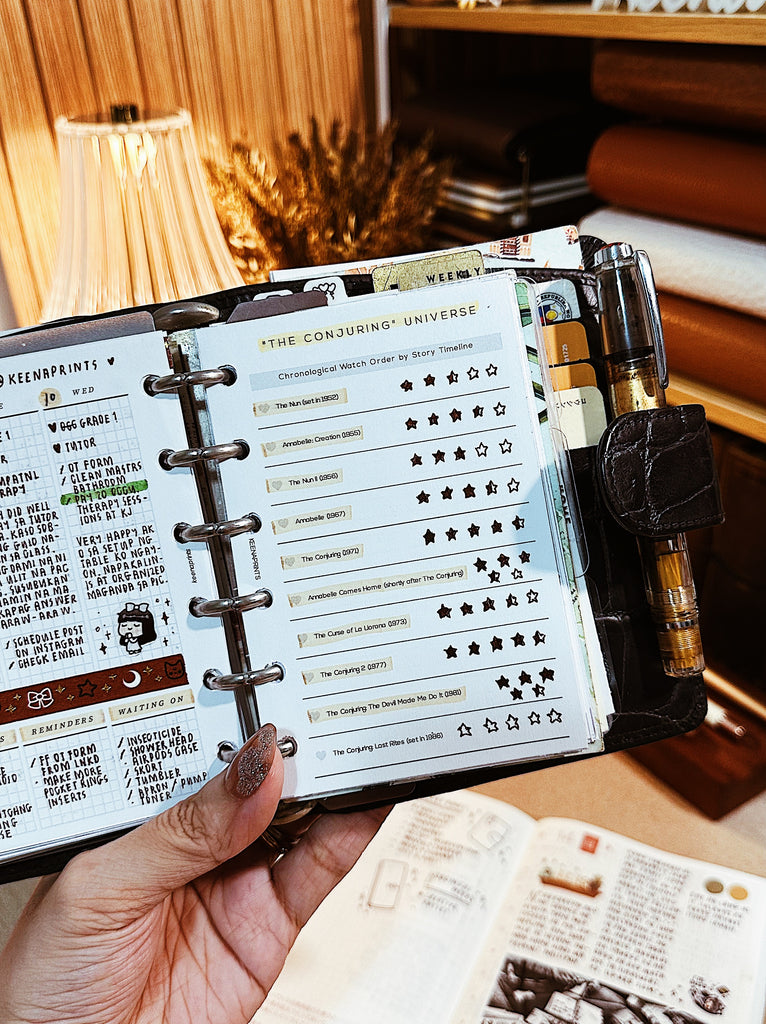 PP200 | THE CONJURING LIST PLANNER PRINTABLE INSERT - FREE PRINTABLE