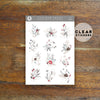 WINTER FROST CHRISTMAS DECO CLEAR STICKERS - RE014