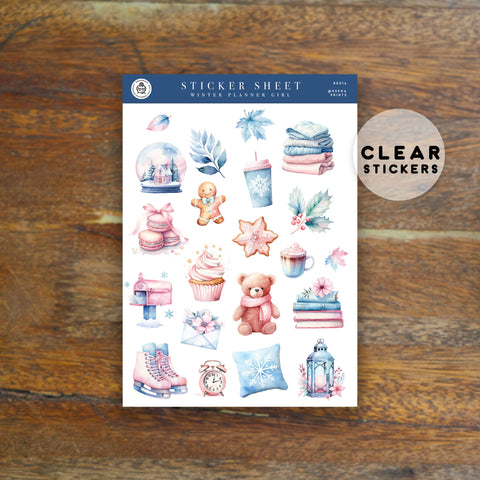 LOVELY PETS DECO CLEAR STICKERS - RE027