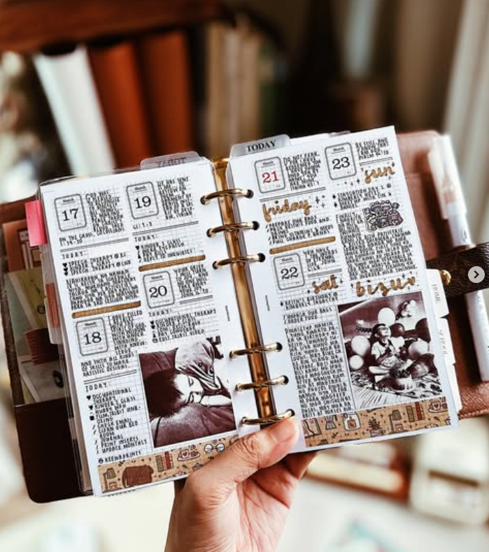 PP094 | 2 COLUMN GRID PLANNER PRINTABLE INSERT FREE PRINTABLE – KeenaPrints