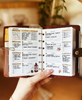 PP001 | WEEK ON 2 PAGES WEEKLY UNDATED PLANNER PRINTABLE INSERT