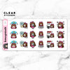 KEENACHI SAMPLER CLEAR STICKERS - T007