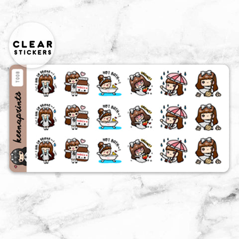 CAMERA CLEAR STICKERS - T144