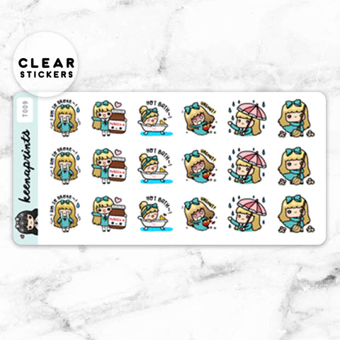 CAMERA CLEAR STICKERS - T144