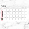 2025 TABS CLEAR STICKERS FUNCTIONAL | T055