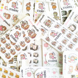 5 RANDOM OOPS SET - KeenaPrints planner stickers bullet journal diary sticker emoji stationery kawaii cute creative planner