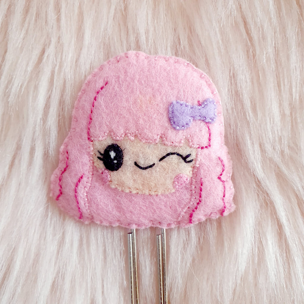 PASTEL PRINCESS FELT BOOKMARK - BM073