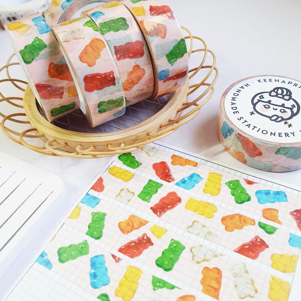 GUMMY BEARS THEMED WASHI TAPE - WT091