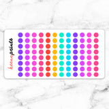 BRIGHT DOTS STICKERS DAILY - A250