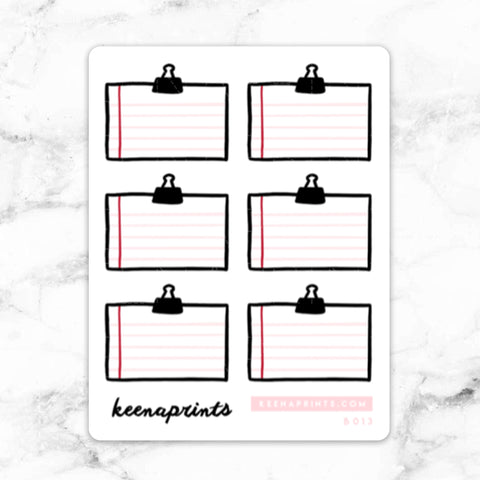 NEUTRAL SCRIPT TABS STICKERS FUNCTIONAL