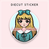 TEEN KEENARI DIECUT STICKER - DC037 - KeenaPrints planner stickers bullet journal diary sticker emoji stationery kawaii cute creative planner