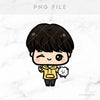 JIN BTS CHIBI KPOP PRINTABLE CLIP ART