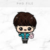 JUNGKOOK BTS KPOP CHIBI PRINTABLE CLIP ART