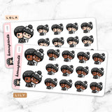 L088 | HUGS AND KISSES COUPLE STICKERS & CLIP ART | KEENA GIRLS