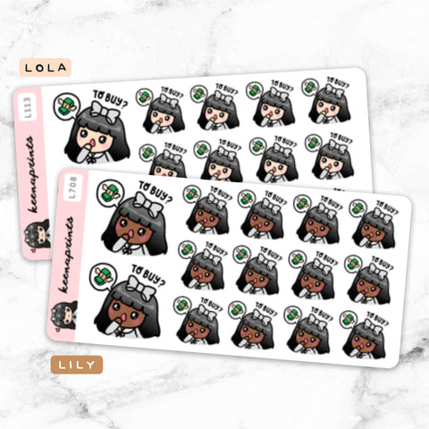SO CONFUSED STICKERS & CLIP ART | KEENA GIRLS