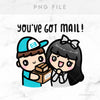 YOU'VE GOT MAIL STICKERS & CLIP ART | KEENA GIRLS