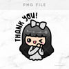 THANK YOU STICKERS & CLIP ART | KEENA GIRLS