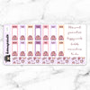 CANDY LOLITA HOBO WEEKS DATE COVERS STICKERS - L471