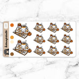 COZY FALL PLANNER SETUP STICKERS DAILY - L683