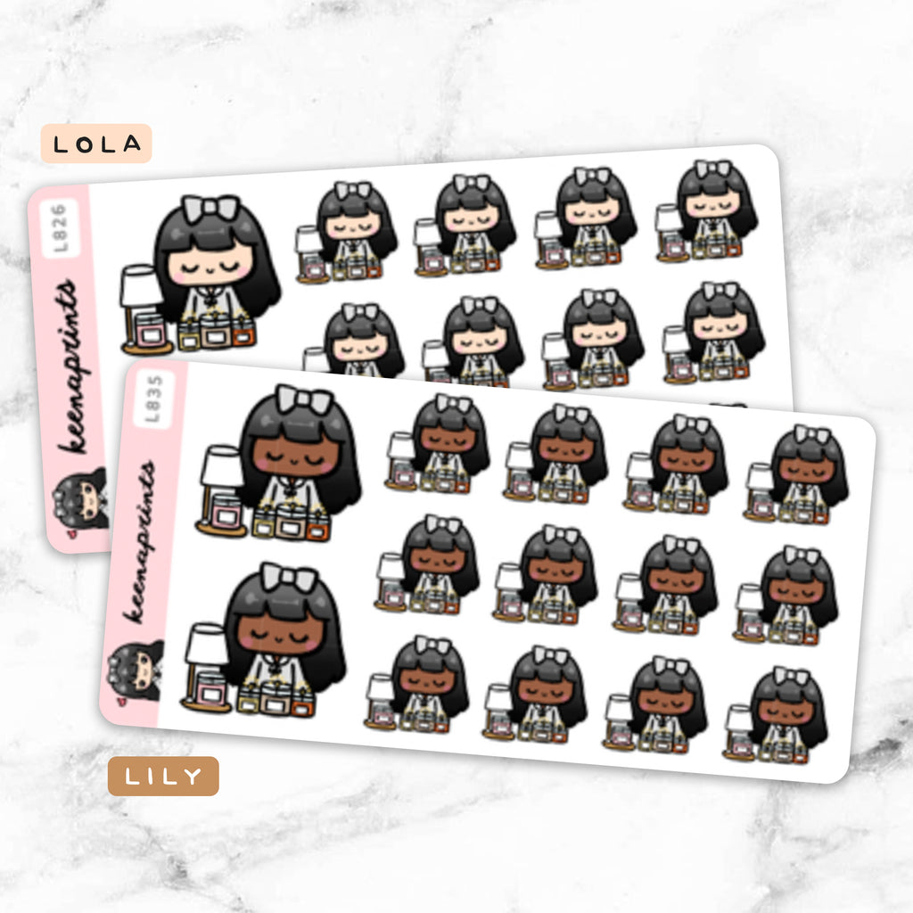 L826 | SCENTED CANDLES STICKERS & CLIP ART | KEENA GIRLS