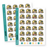 EMOJI 2 STICKERS KEENARI Z056 - SET OF 32 - KeenaPrints planner stickers bullet journal diary sticker emoji stationery kawaii cute creative planner