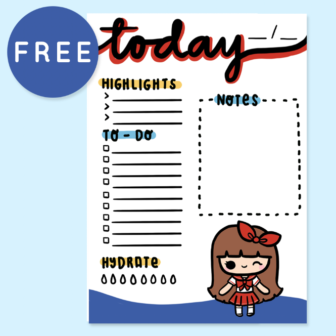 FOURTH OF JULY PLANNER FREE PRINTABLE [A5 SIZE] – KeenaPrints