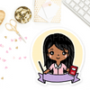 PRE-MADE CHIBI TEACHER KEENAMI PRINTABLE CLIP ART - KeenaPrints planner stickers bullet journal diary sticker emoji stationery kawaii cute creative planner