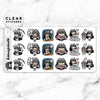 LOLA SAMPLER 9 CLEAR STICKERS - T025