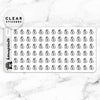 MONEY CLEAR STICKERS - T030
