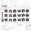 LOLA SAMPLER 14 CLEAR STICKERS - T036