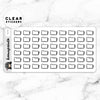 FILE FOLDER CLEAR STICKERS - T078