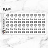 PRINTER CLEAR STICKERS - T079