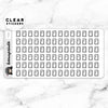 MOBILE PHONE CLEAR STICKERS - T122