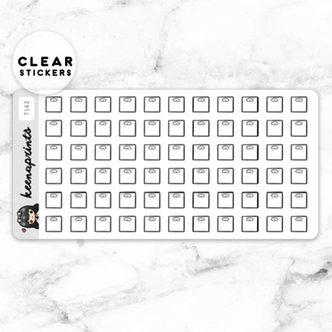 FILM CLEAR STICKERS - T200