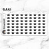 FACE MASK CLEAR STICKERS - T172