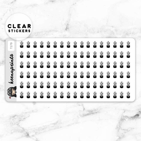 WITHDRAW CLEAR STICKERS - T199