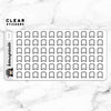 PAGE FLAG CLEAR STICKERS - T193
