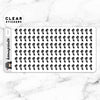 PENS CLEAR STICKERS - T207
