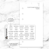 WHITE CUSTOMIZABLE TOP LAMINATED DIVIDERS